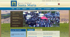 Desktop Screenshot of cityofsantamaria.org